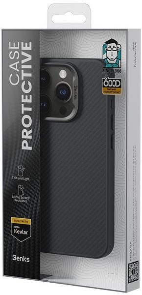 Чохол Benks для iPhone 15 Pro Max MagClap ArmorPro Case Black 1248537 фото