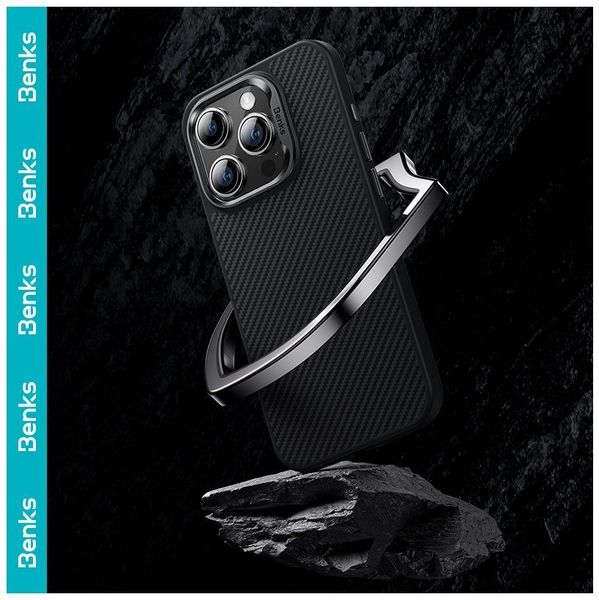 Чохол Benks для iPhone 15 Pro Max MagClap ArmorPro Case Black 1248537 фото