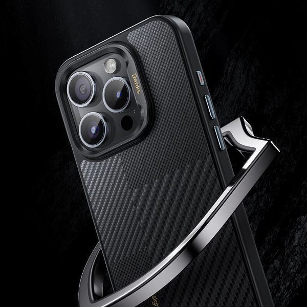 Чохол Benks для iPhone 15 Pro MagClap ArmorPro Case Montage Black 1322742 фото