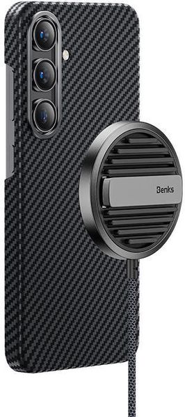 Чохол Benks для Samsung S921 Galaxy S24 MagClap ArmorAir Case Black 1275756 фото