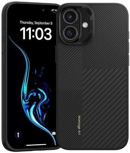 Чехол Benks для iPhone 16 MagClap ArmorPro Case Montage Black