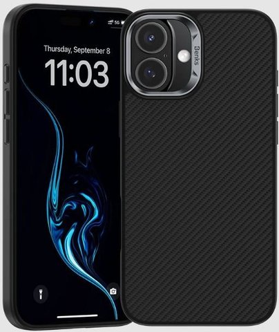 Чохол Benks для iPhone 16 Plus MagClap ArmorPro Case Black 1368614 фото